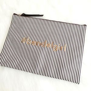 Henri Bendel Striped Pouch